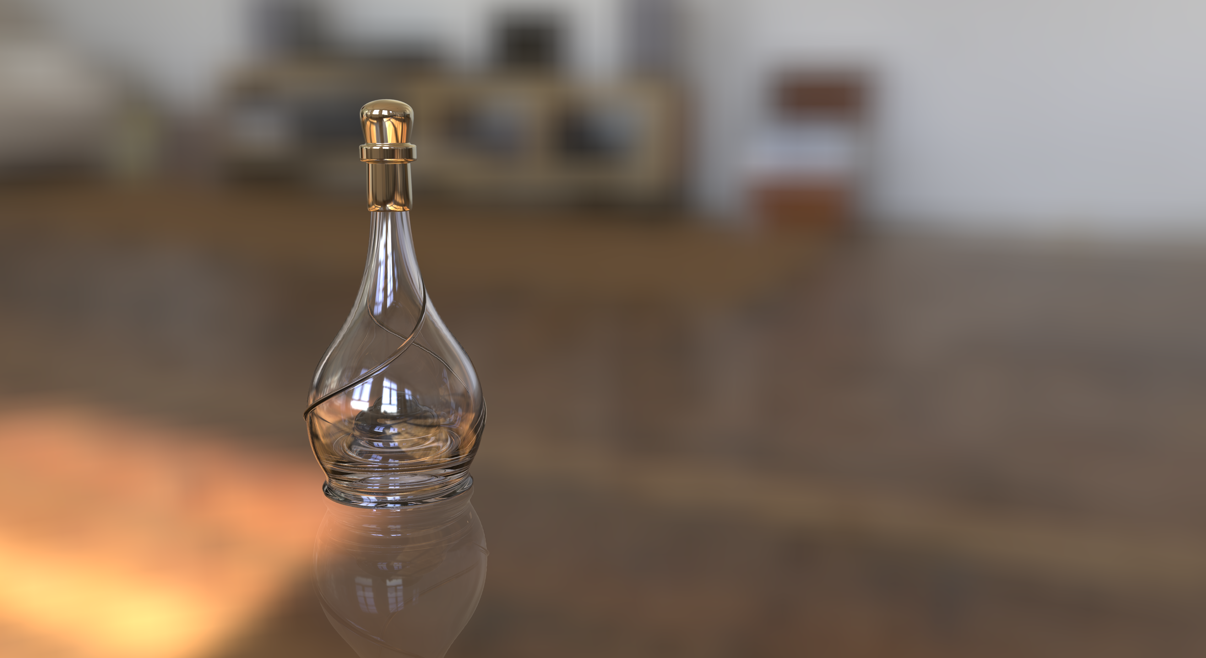 Wine bottle practice，