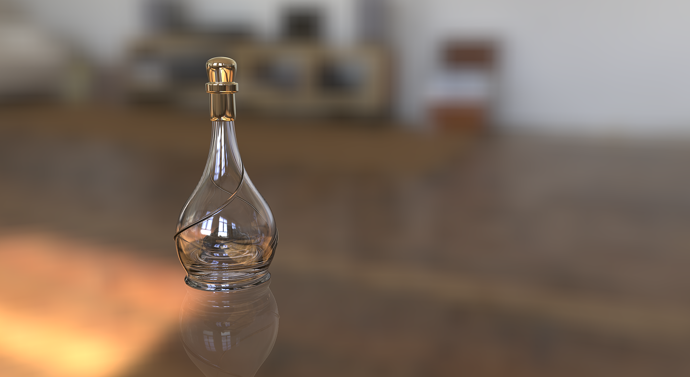 Wine bottle practice，