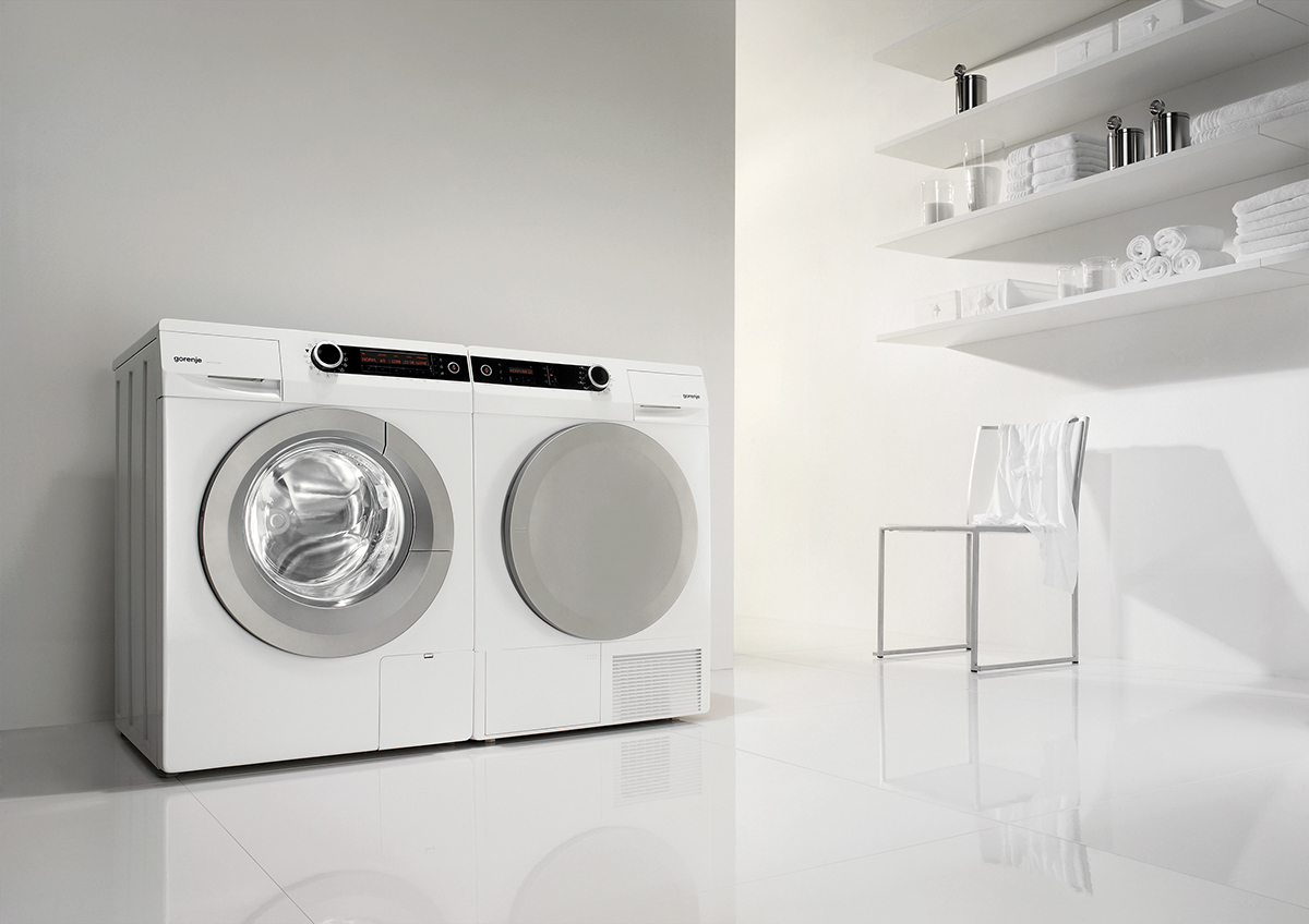 concise，modern，dryer，Washing machine，red dot，