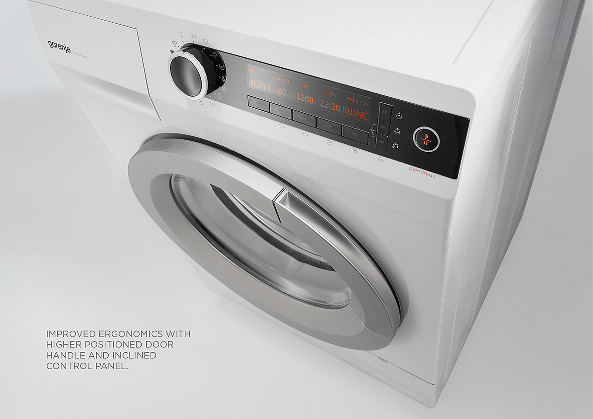 concise，modern，dryer，Washing machine，red dot，
