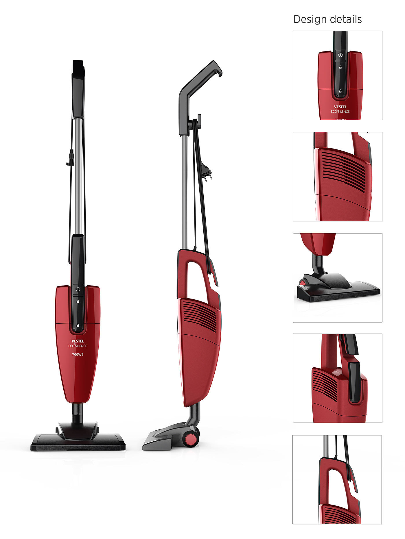 Lightness，simple，gules，Vacuum cleaner，Eco Silence，