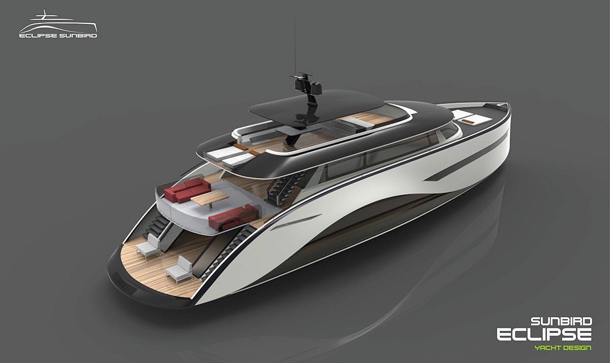 profile，Design，yacht，eclipse，