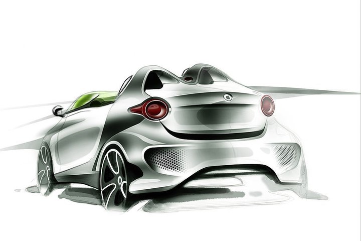 Mini car，Hand drawn，Two dimensional representation，Automotive interior，