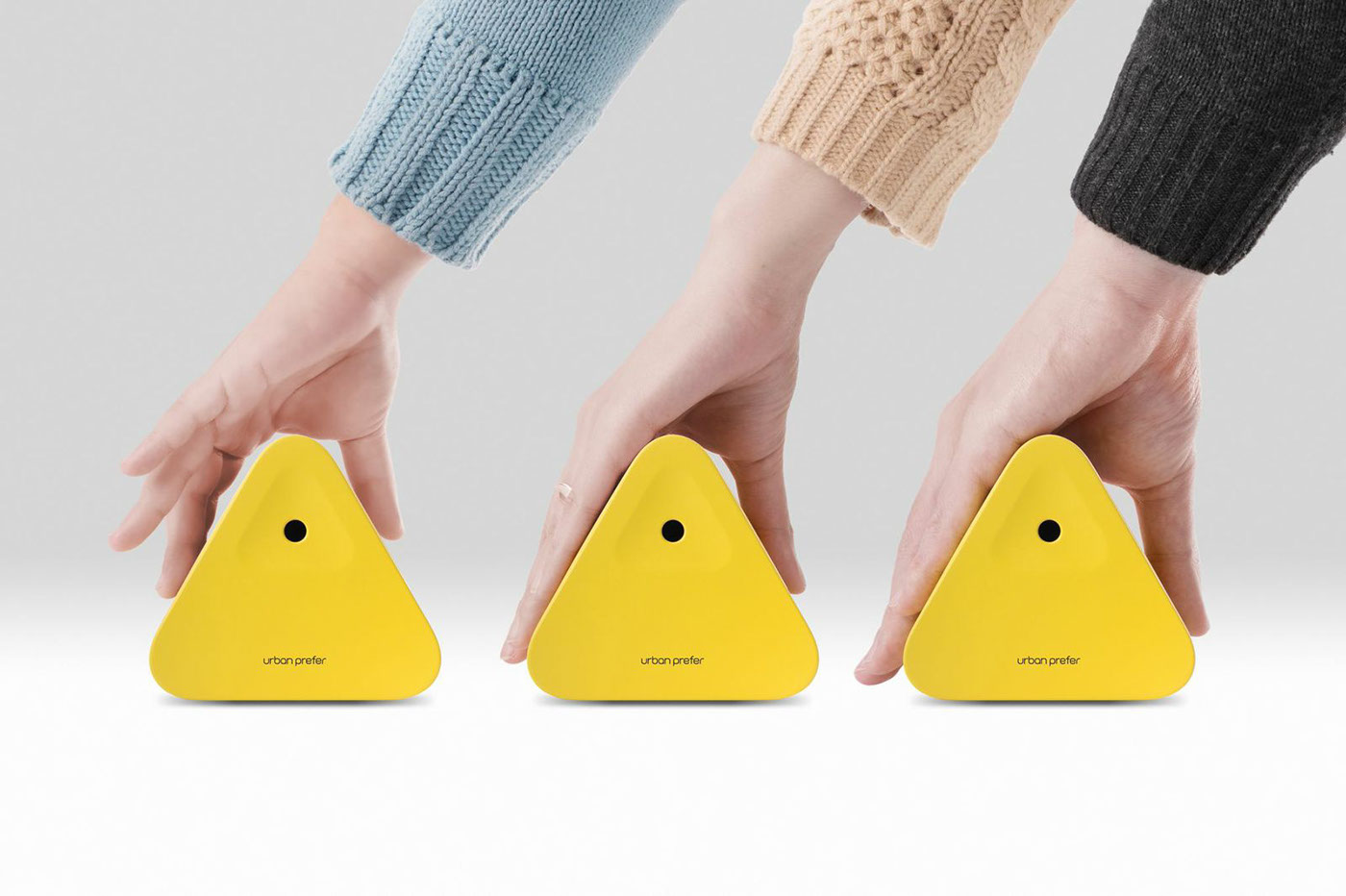 urban prefer，pencil sharpener，SUMO，triangle，point pencil，pencil sharpener，yellow，