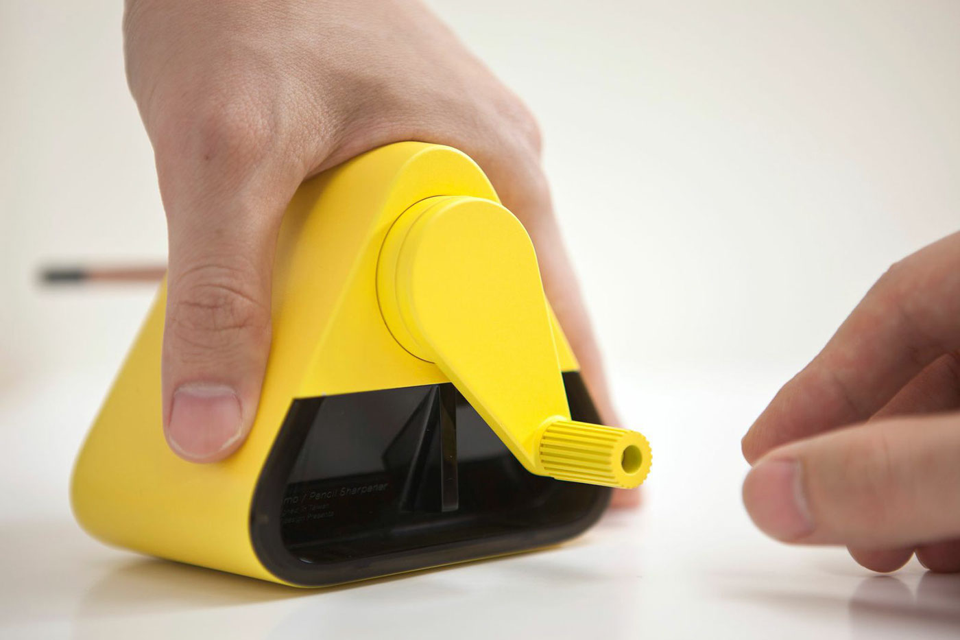 urban prefer，pencil sharpener，SUMO，triangle，point pencil，pencil sharpener，yellow，