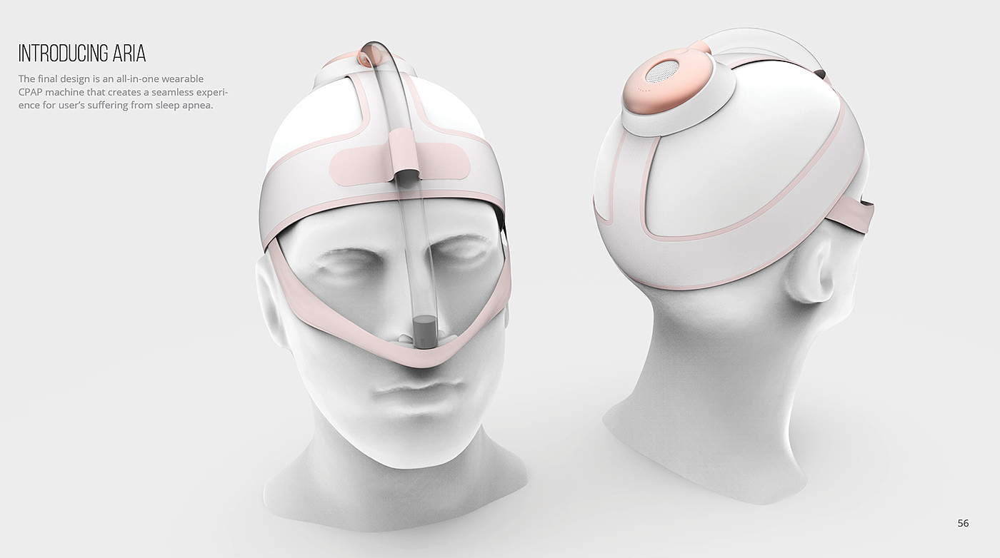 Sleep respirator，CPAP air，medical care，Pink，