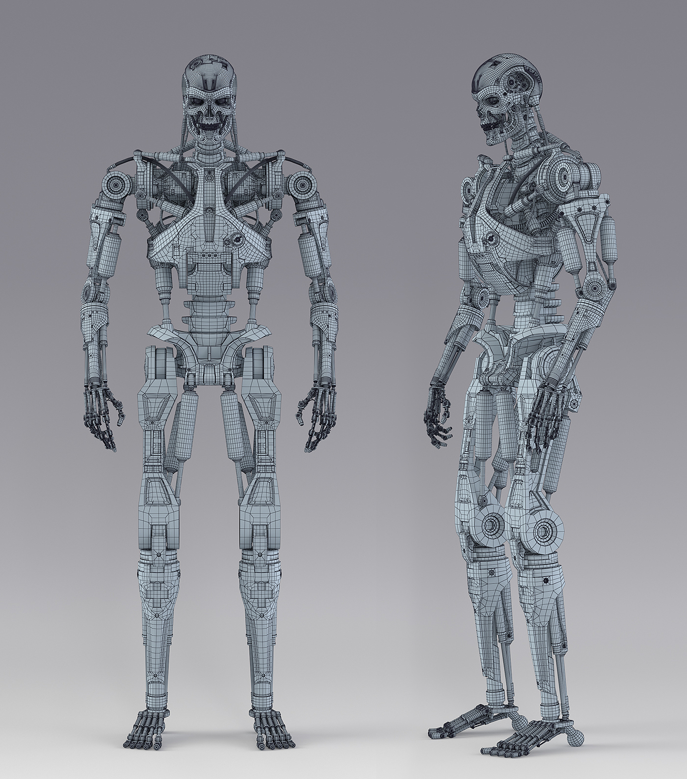 Model，Devil Terminator，intelligence，robot，T-800，