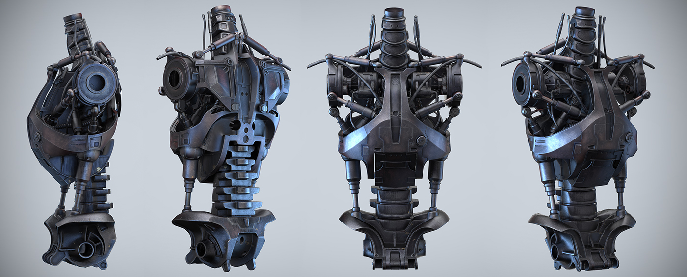 Model，Devil Terminator，intelligence，robot，T-800，