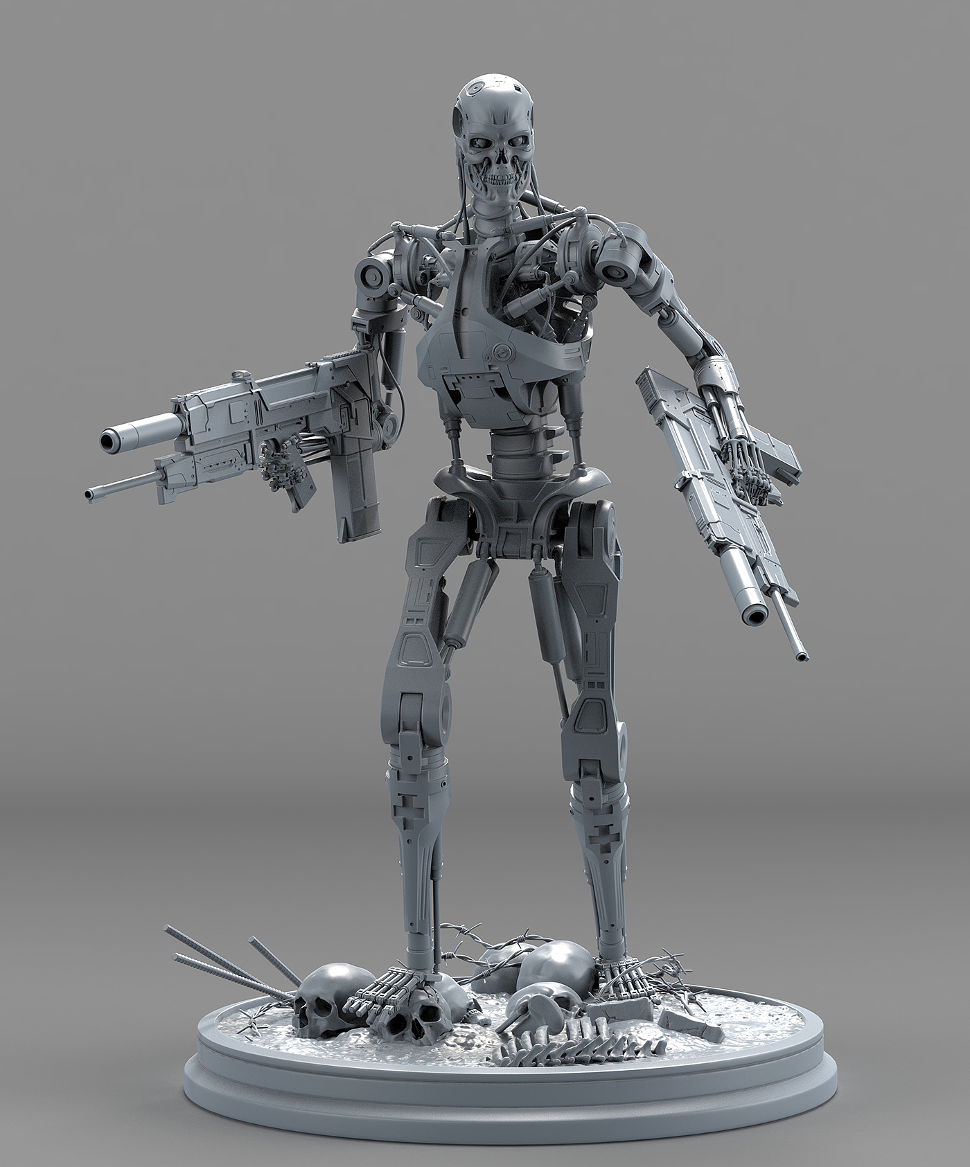 Model，Devil Terminator，intelligence，robot，T-800，