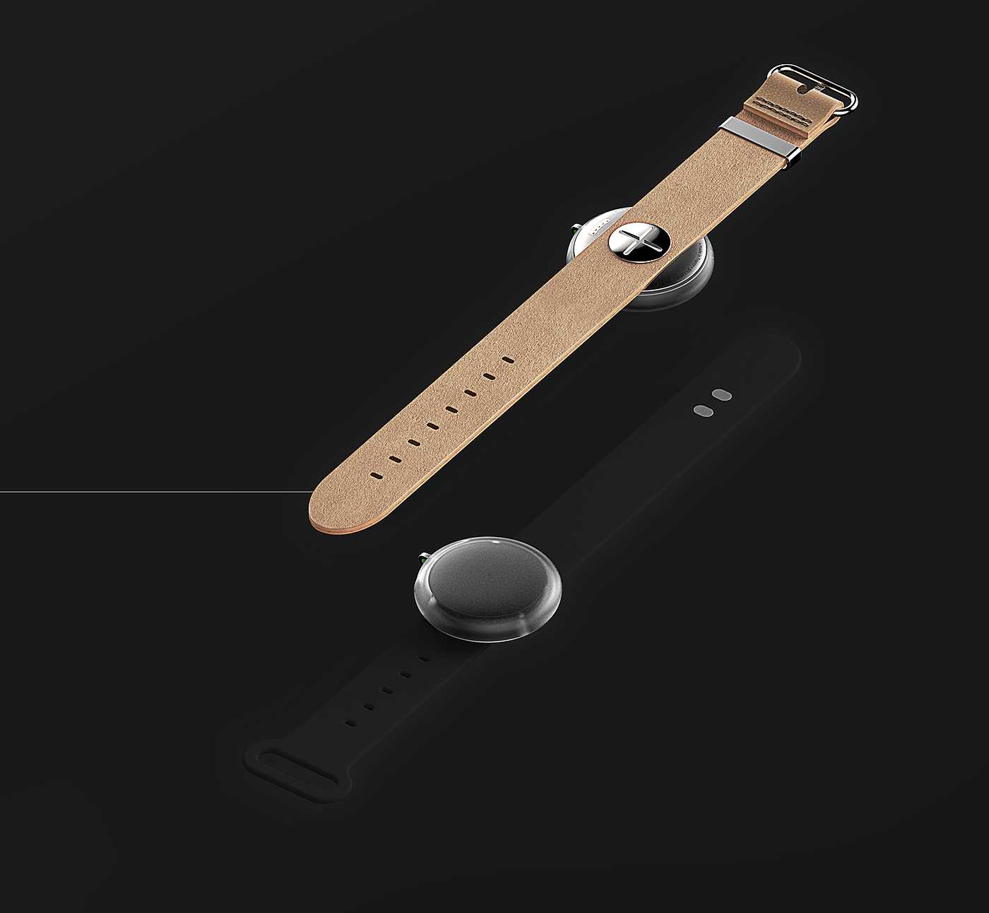 Wrist watch，Wristwatch，Pebble watch，black，