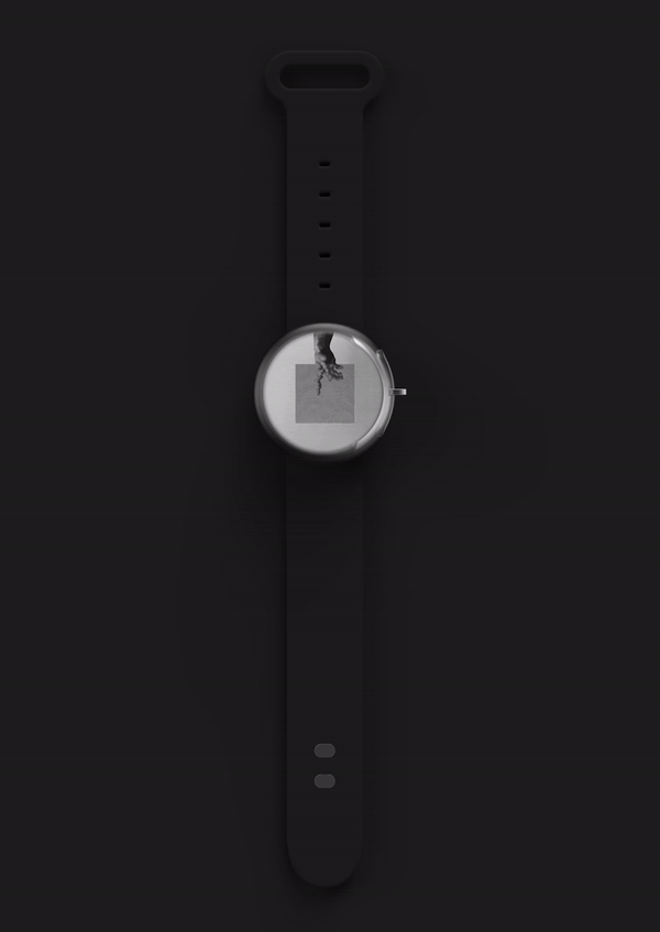 手表，腕表，Pebble watch，黑色，