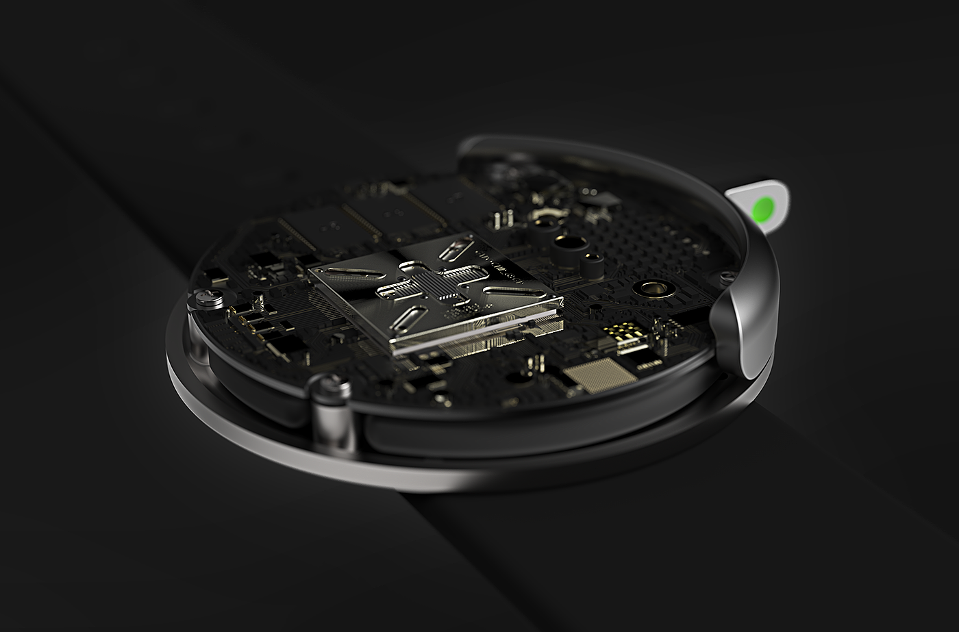 Wrist watch，Wristwatch，Pebble watch，black，