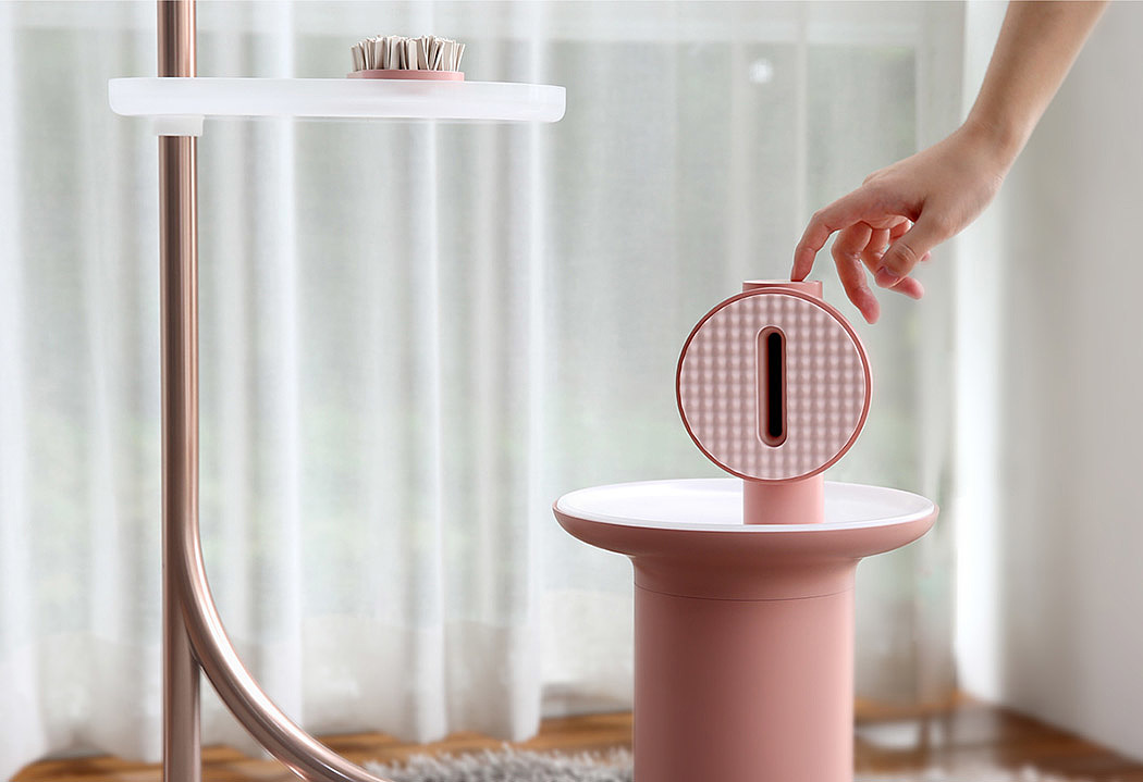 app，Metal，Pink，Deodorization，clean，Coat rack，