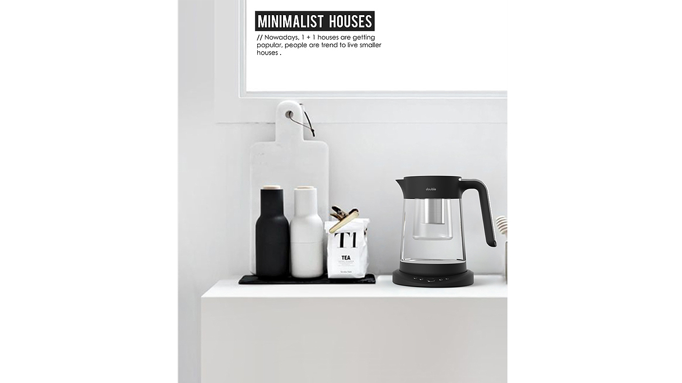Home shop，Tea machine，black，Double，