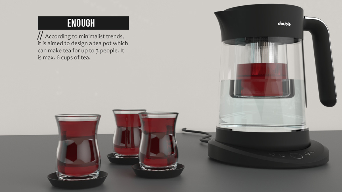 Home shop，Tea machine，black，Double，