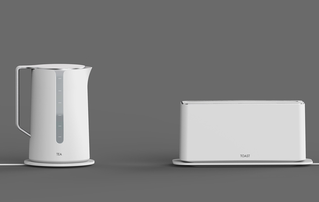 toaster，teapot，white，Simplicity，