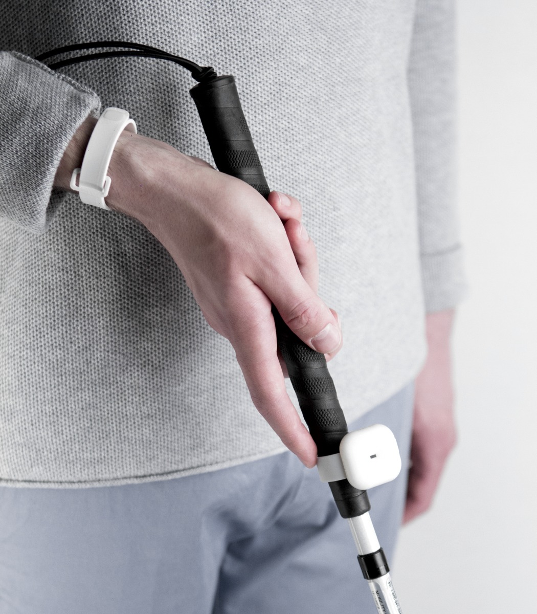 blind，Auxiliary device，Bracelet，white，Sense，