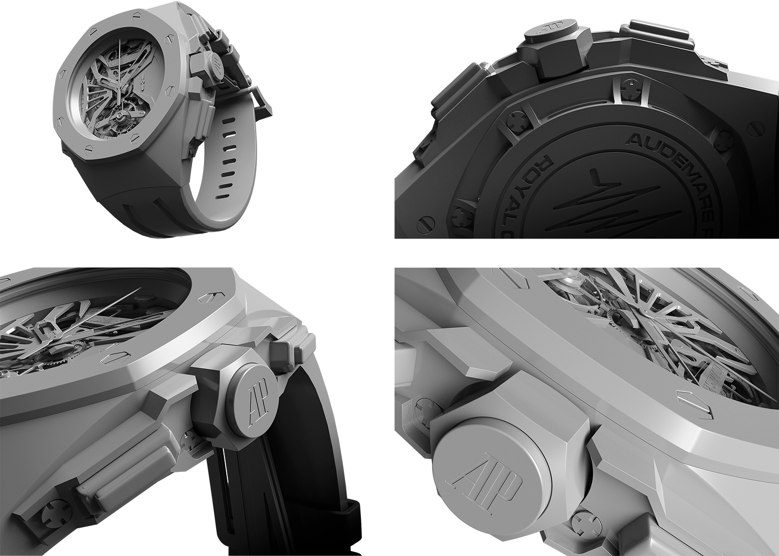 Audemars Pigue，Super ringtone C，royal oak ，conceptual design，Wrist watch，