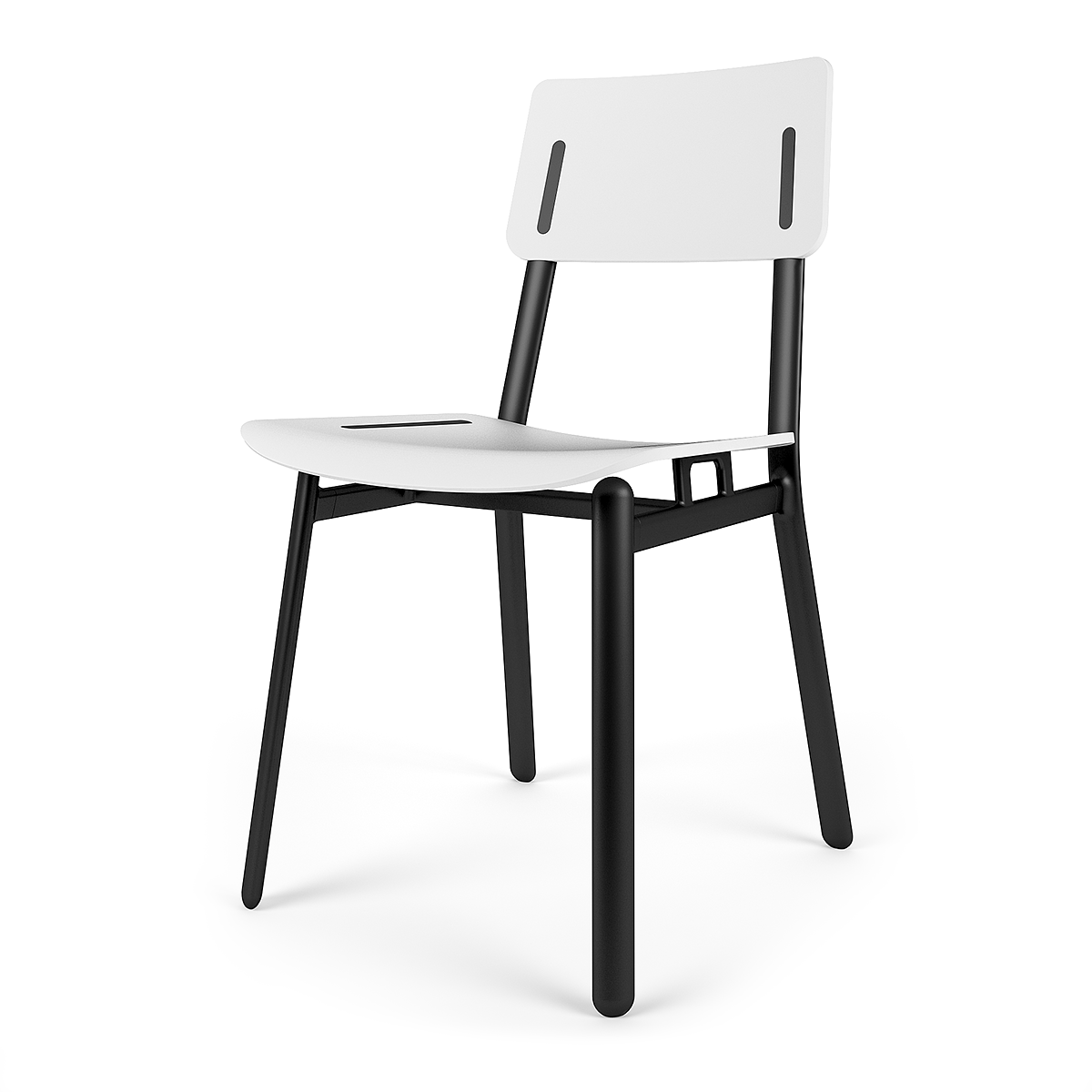 ALTONA，Plastic，flow，white，chair，chair，