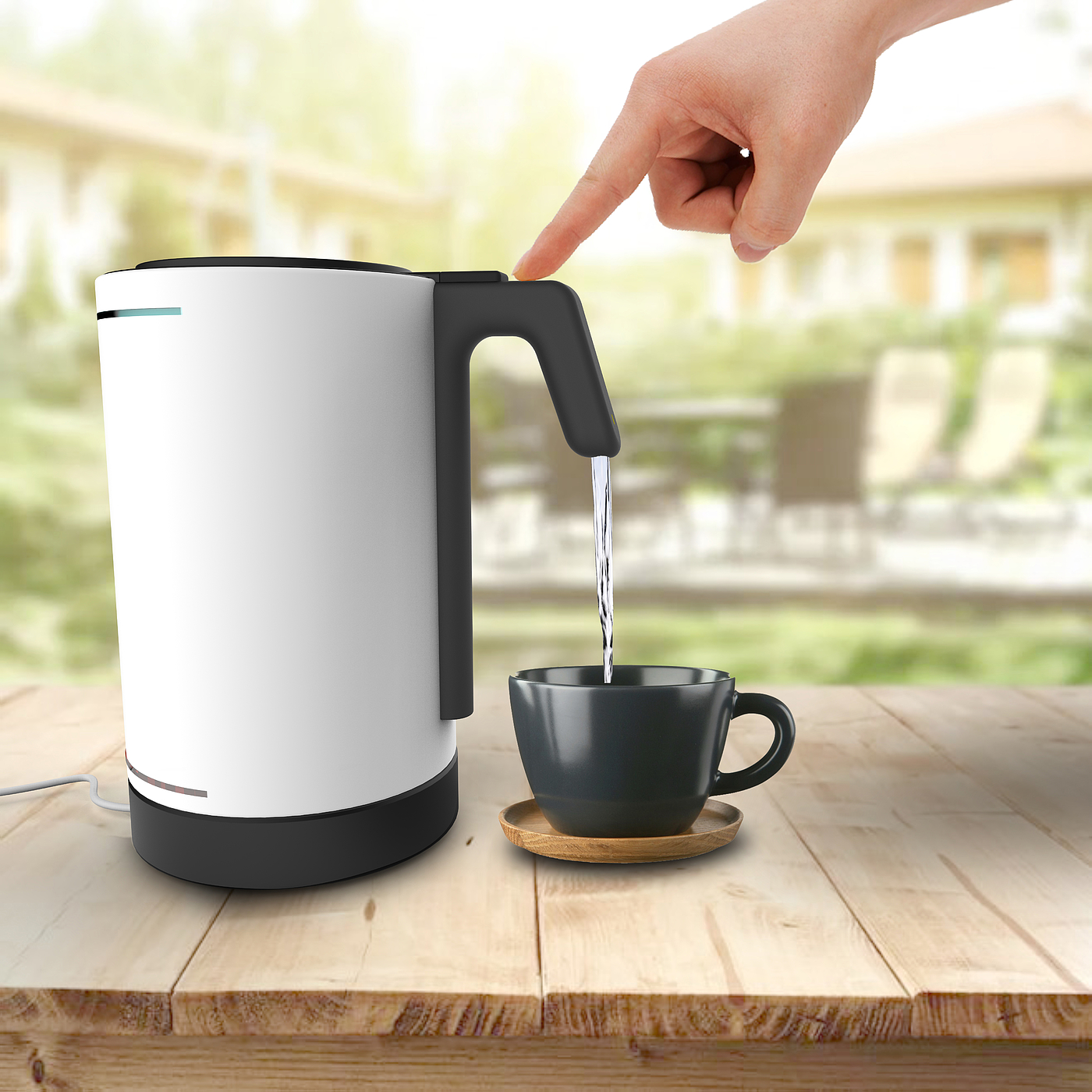 originality，Minimalist，household electrical appliances，to work in an office，Electric kettle，science and technology，