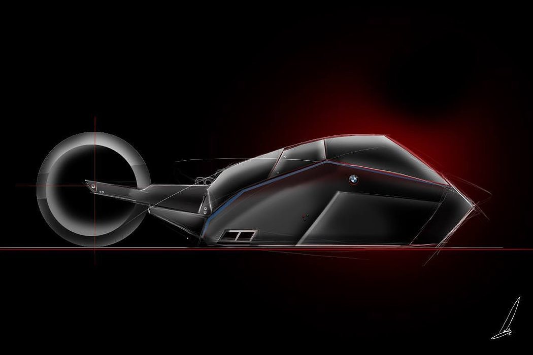 ONE WICKED BMW，motorcycle，conceptual design，
