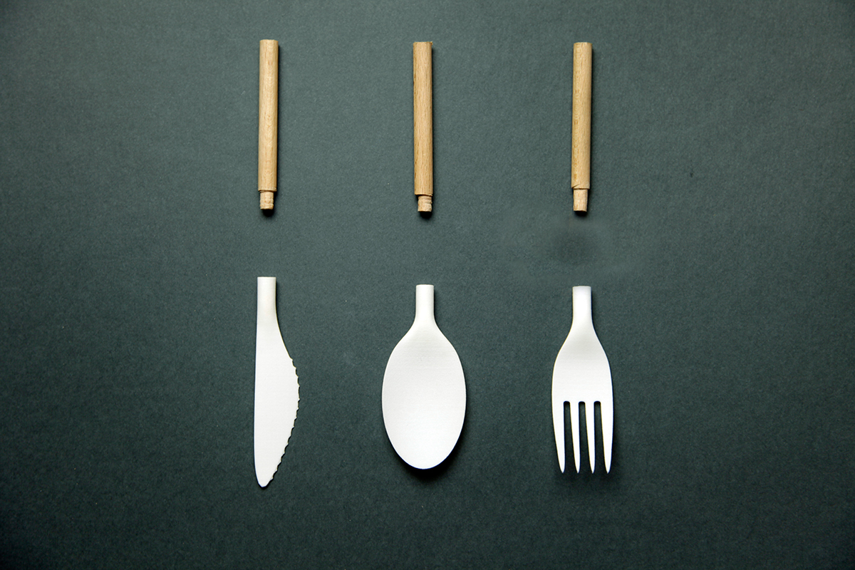 wood，3D printing，3d，Plastic，tableware，