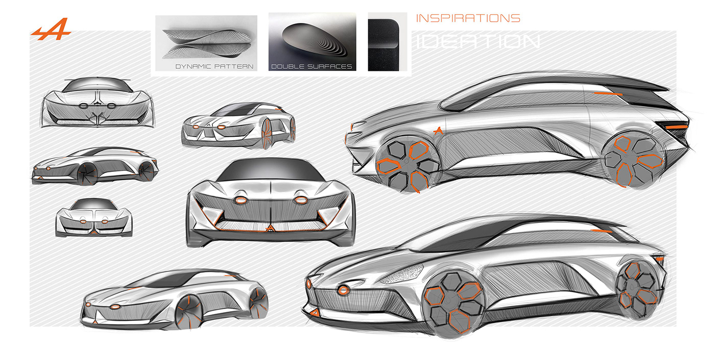 automobile，conceptual design，barthelemy，maxime，