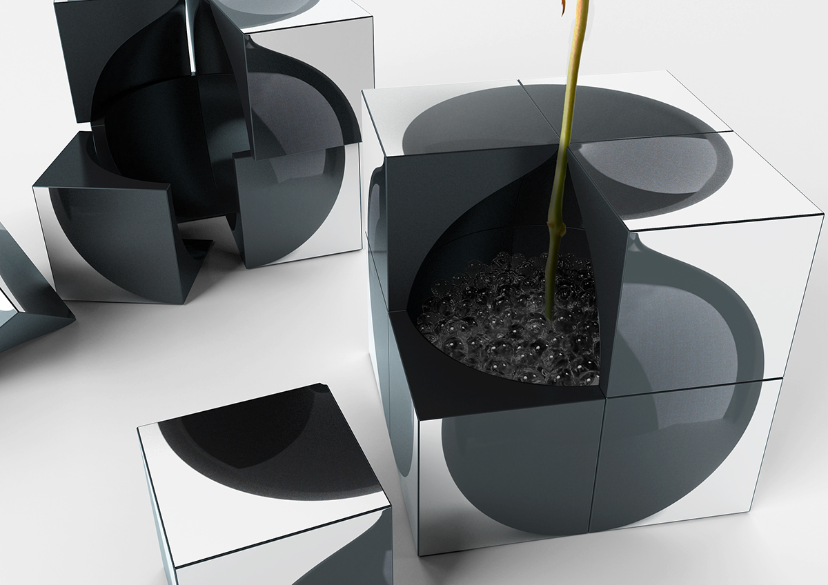 block，originality，form，vase，