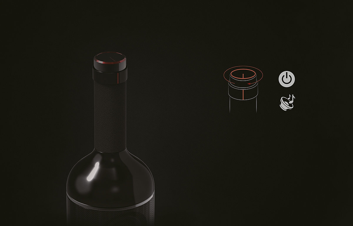 Beverage can，The wine bottle，loudspeaker box，bottle，packing，interest，originality，