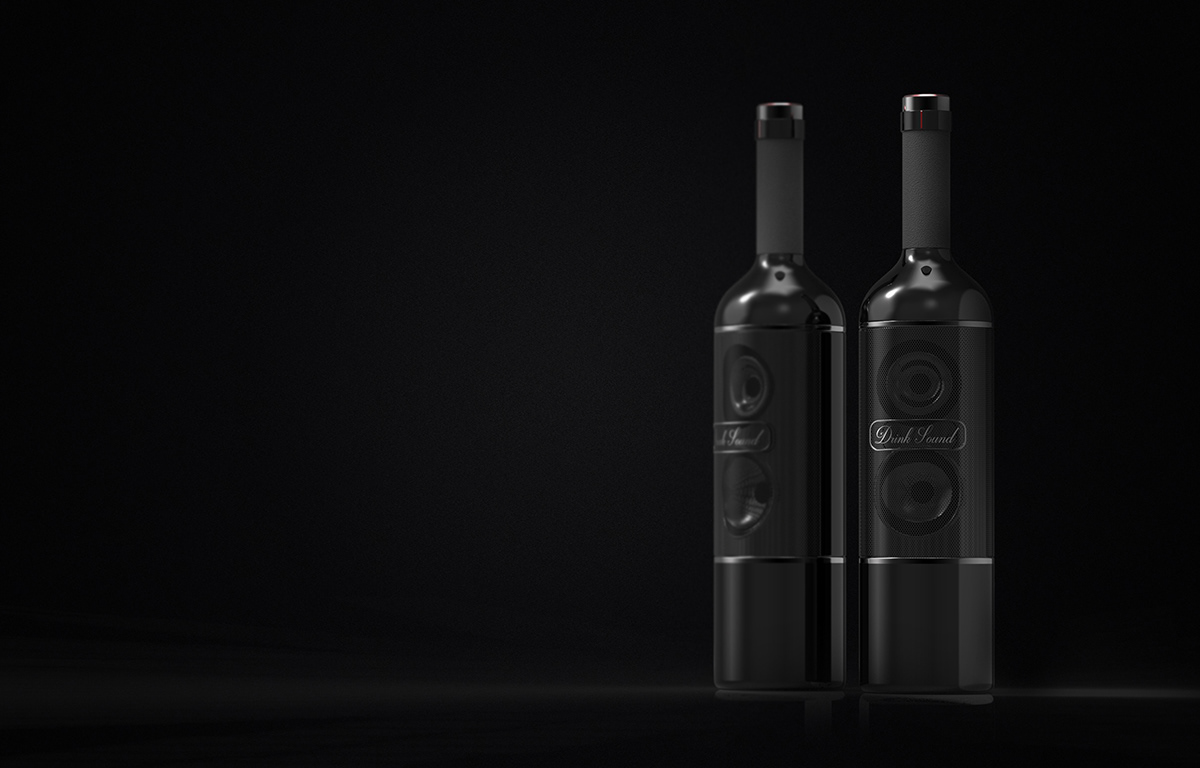 Beverage can，The wine bottle，loudspeaker box，bottle，packing，interest，originality，