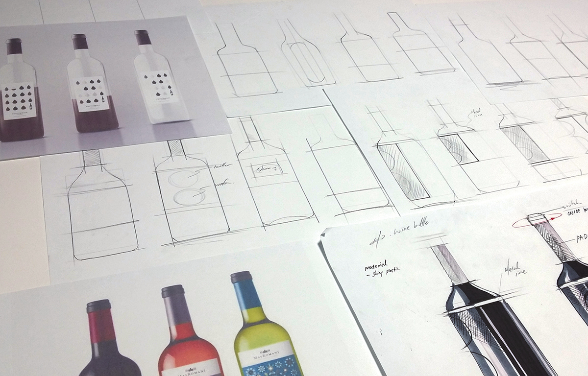 Beverage can，The wine bottle，loudspeaker box，bottle，packing，interest，originality，