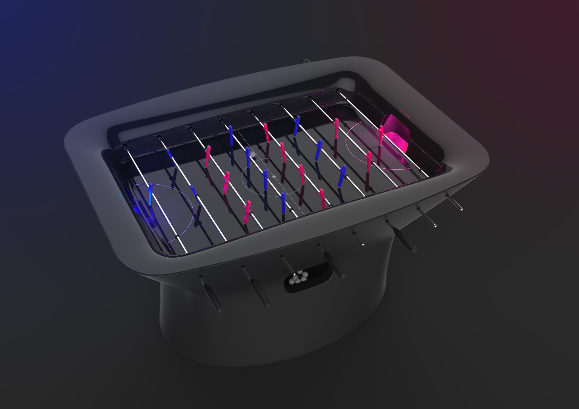 conceptual design，game，Table football，