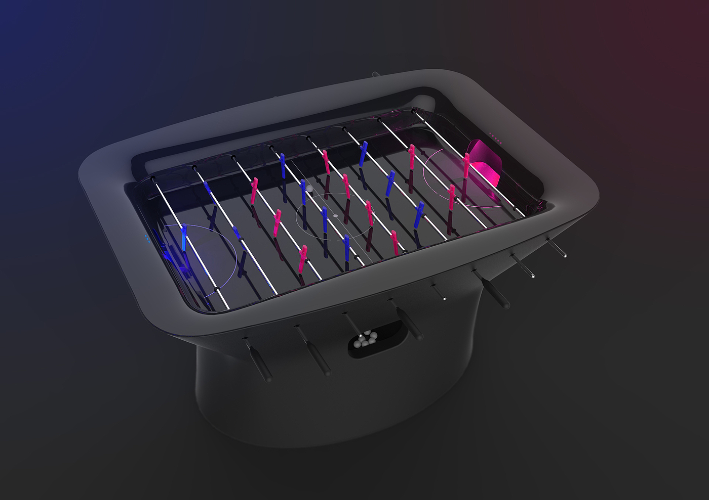 conceptual design，game，Table football，