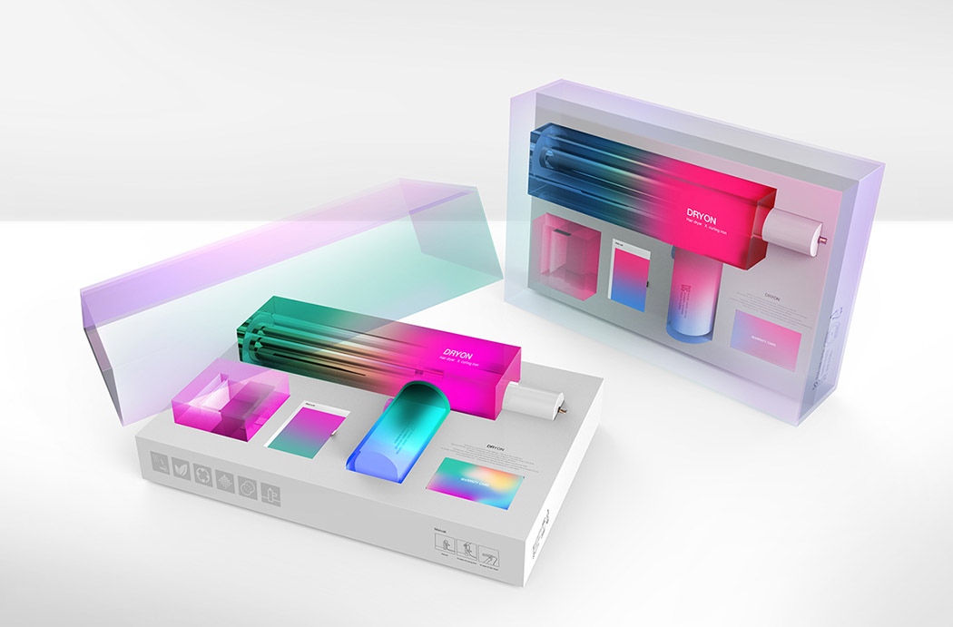 Dyson，Hair stick，Colorful，hair drier，