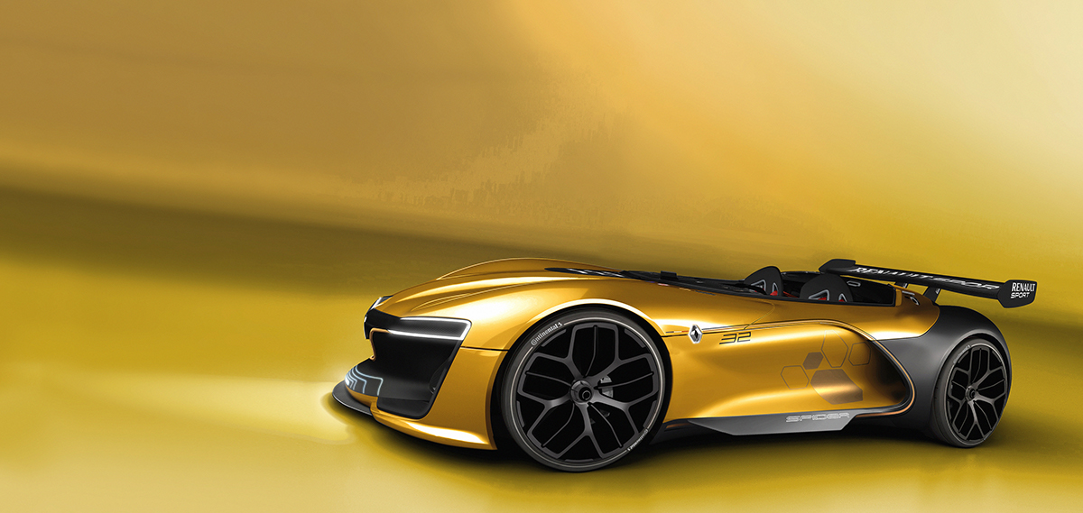product design，vehicle，renault，Renault Spider，