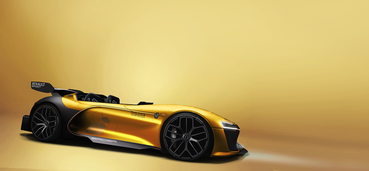 product design，vehicle，renault，Renault Spider，