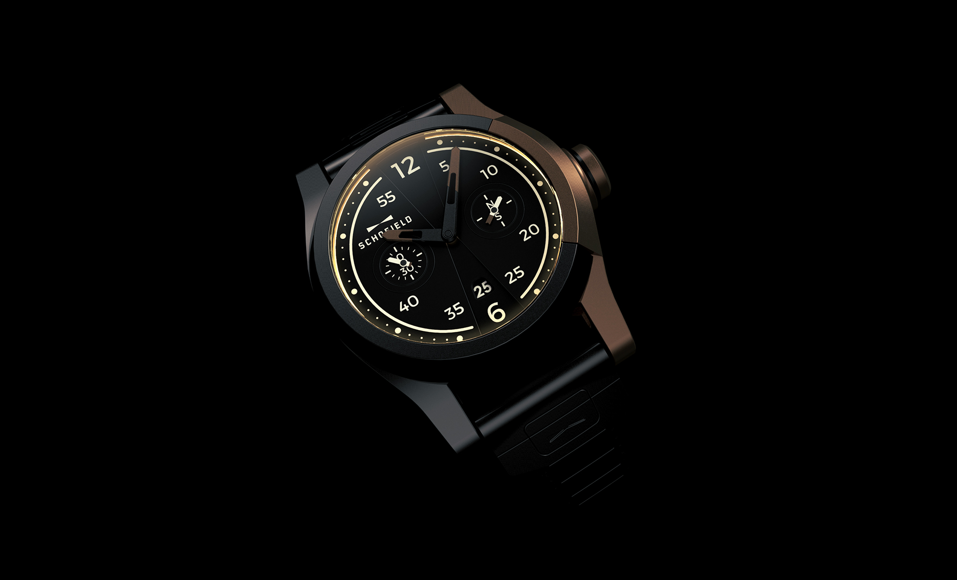 DAMASCUS，Wrist watch，Mechanics，black，