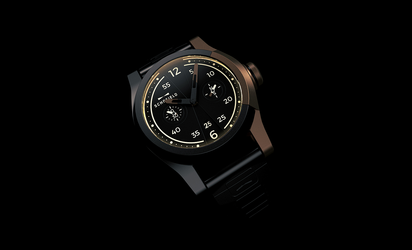 DAMASCUS，Wrist watch，Mechanics，black，