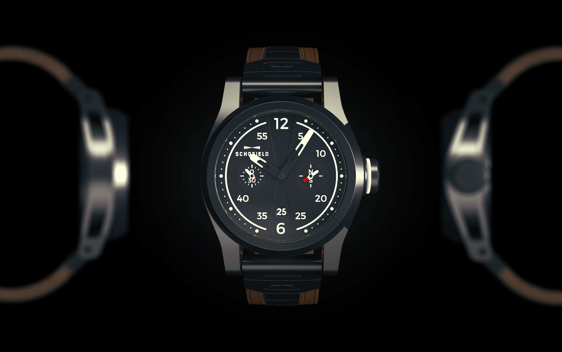 DAMASCUS，Wrist watch，Mechanics，black，