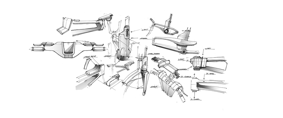 Bike sharing，Interaction design，sketch，