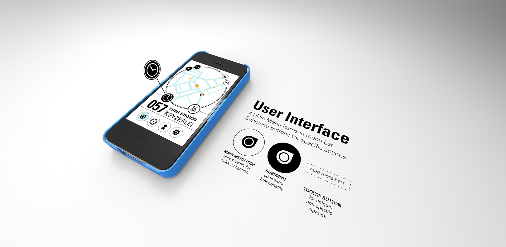 Bike sharing，Interaction design，sketch，