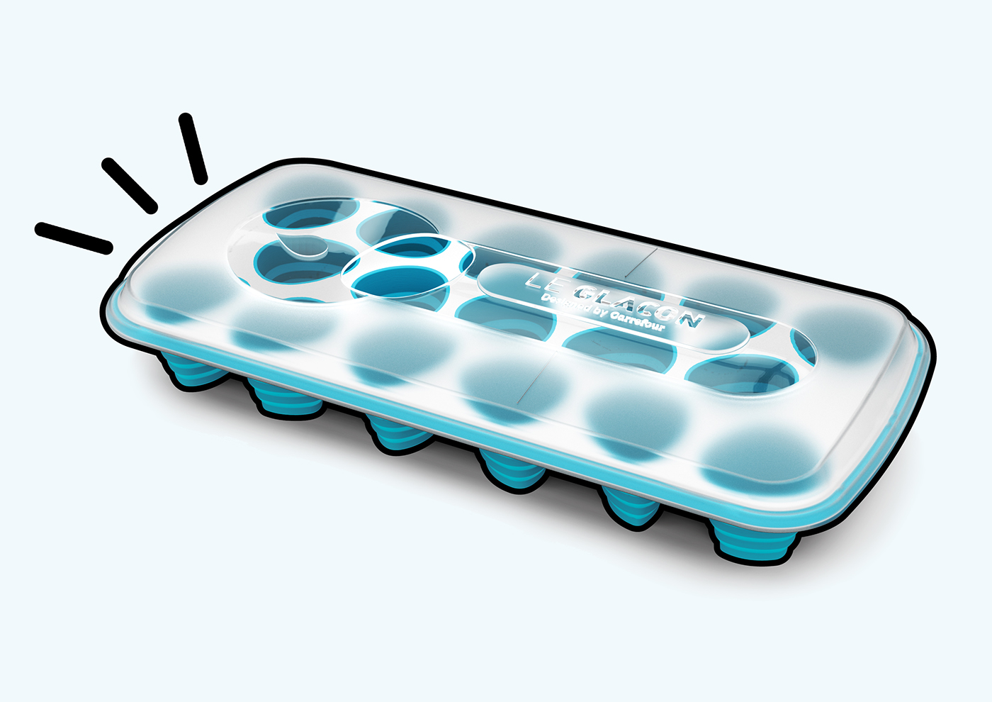 ice，blue，ice box，