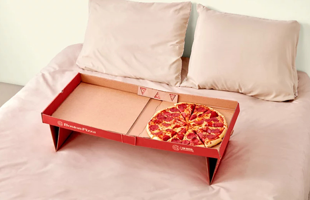 product design，pizza box ，originality，Boston Pizza，