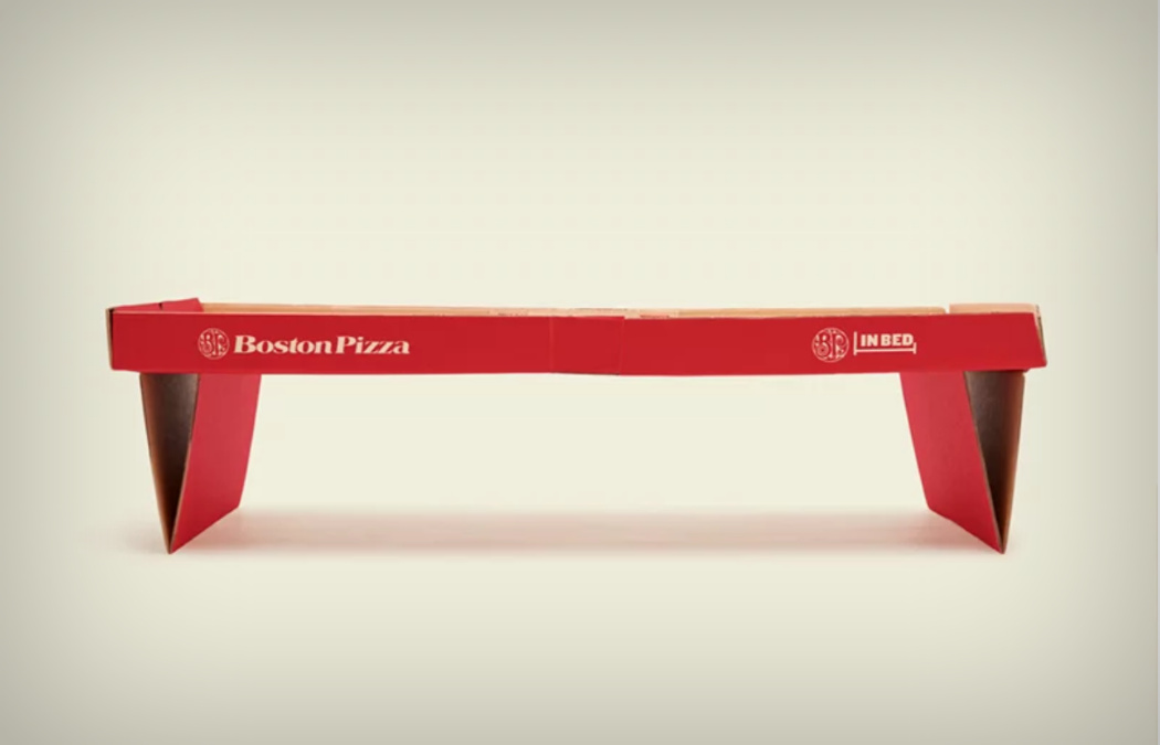 product design，pizza box ，originality，Boston Pizza，