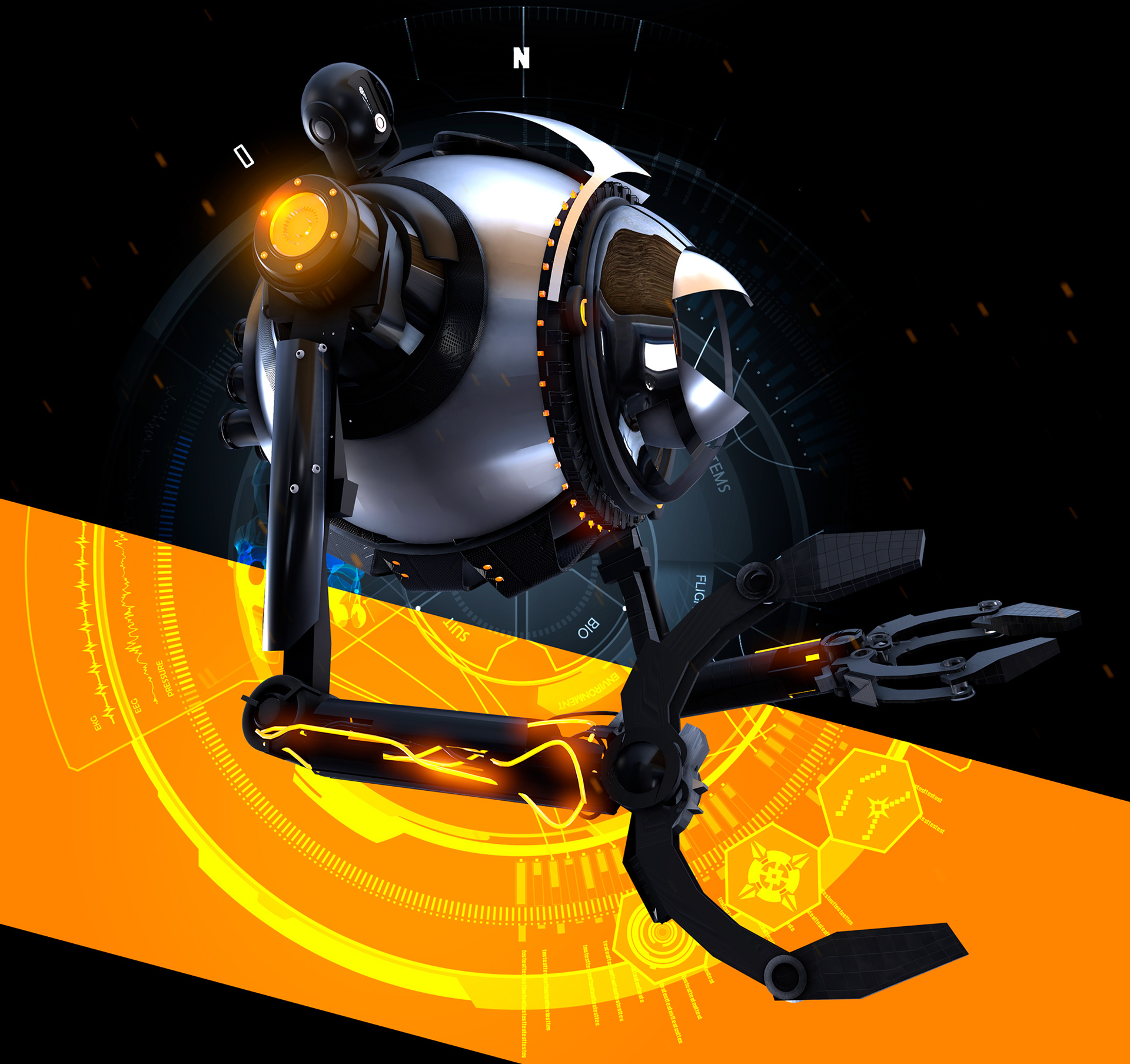 3D modeling，robot，BOZ Z9 Oscar，