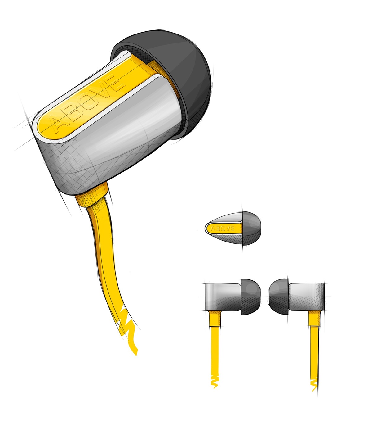 ps，Hand drawn，Product effect，