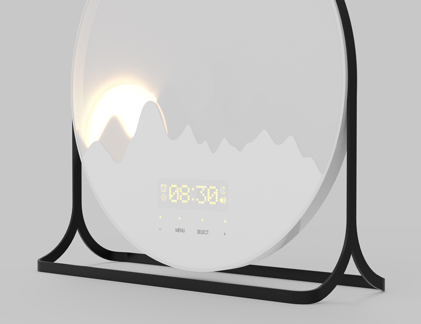 lamp，alarm clock，Ornaments，