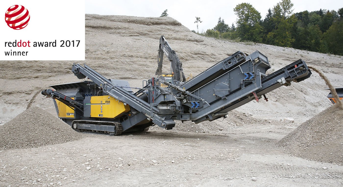 2017 red dot award，Tools and equipment，Crusher，RM 120GO!，