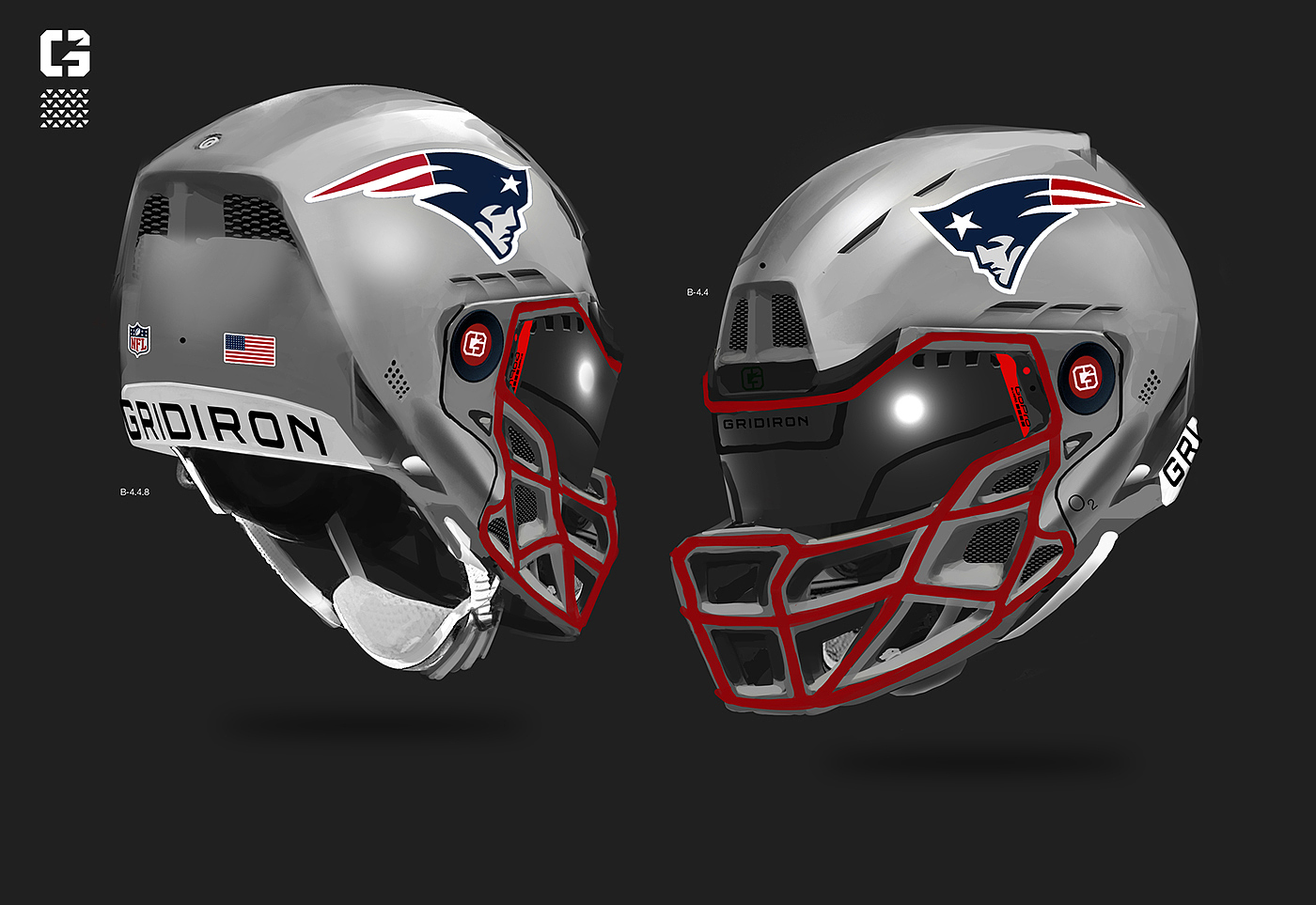 Gridiron，NFL Helmet，头盔，