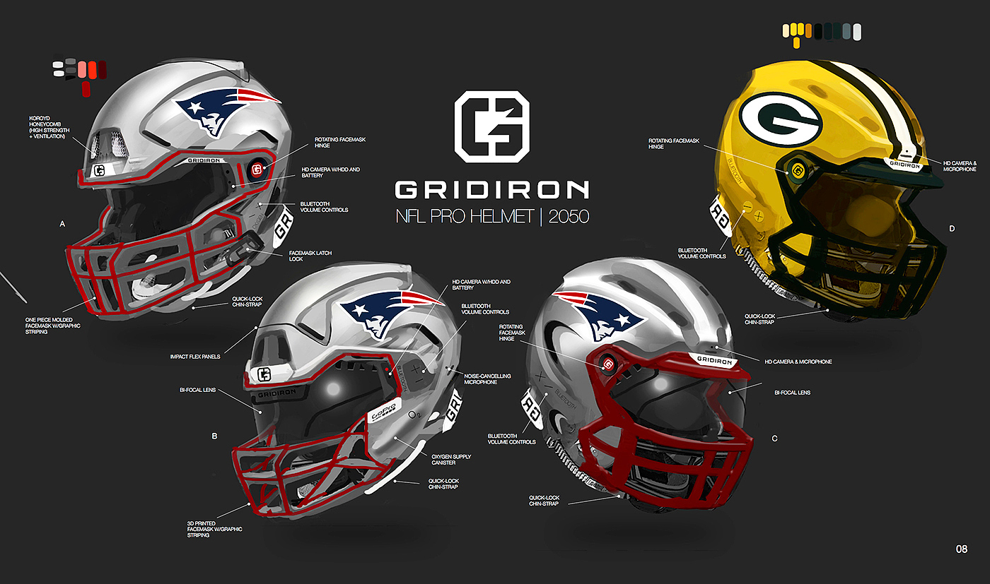 Gridiron，NFL Helmet，头盔，